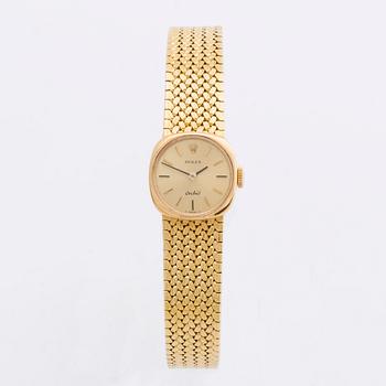 ROLEX DAMUR ORCHID 18K guld, 18 mm, manuell.