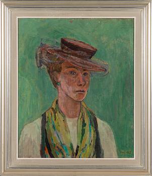 Tove Jansson, Self-portrait.