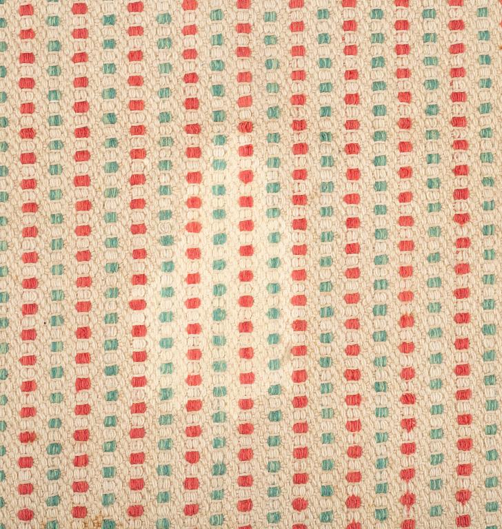 Matto, flat weave, ca 334,5-337,5 x 296-300,5 cm, Sweden/Finland first half of the 20th century.
