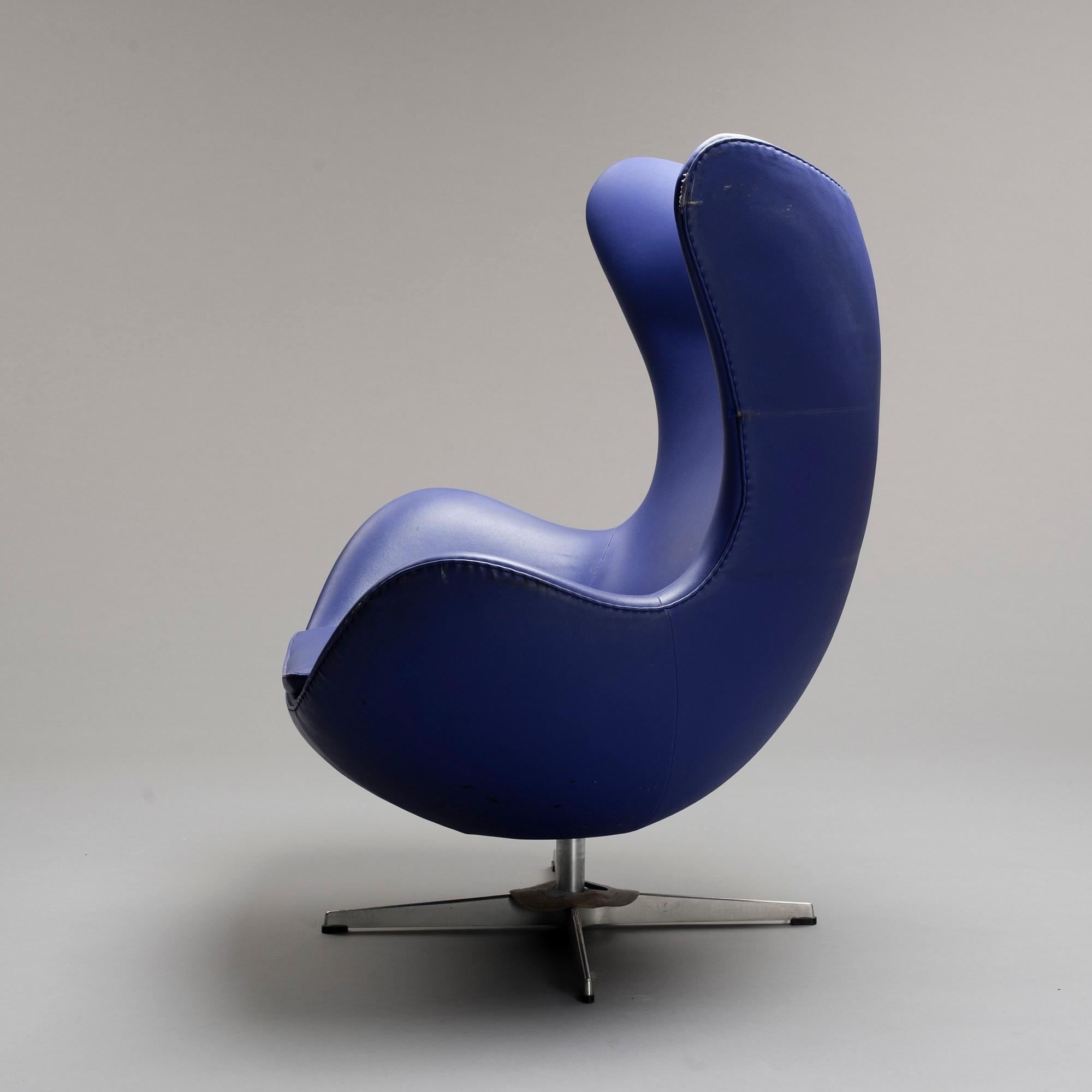 FÅTÖLJ, "Ägget/ The Egg Chair", Arne Jacobsen, Fritz Hansen, Danmark 1960-tal.