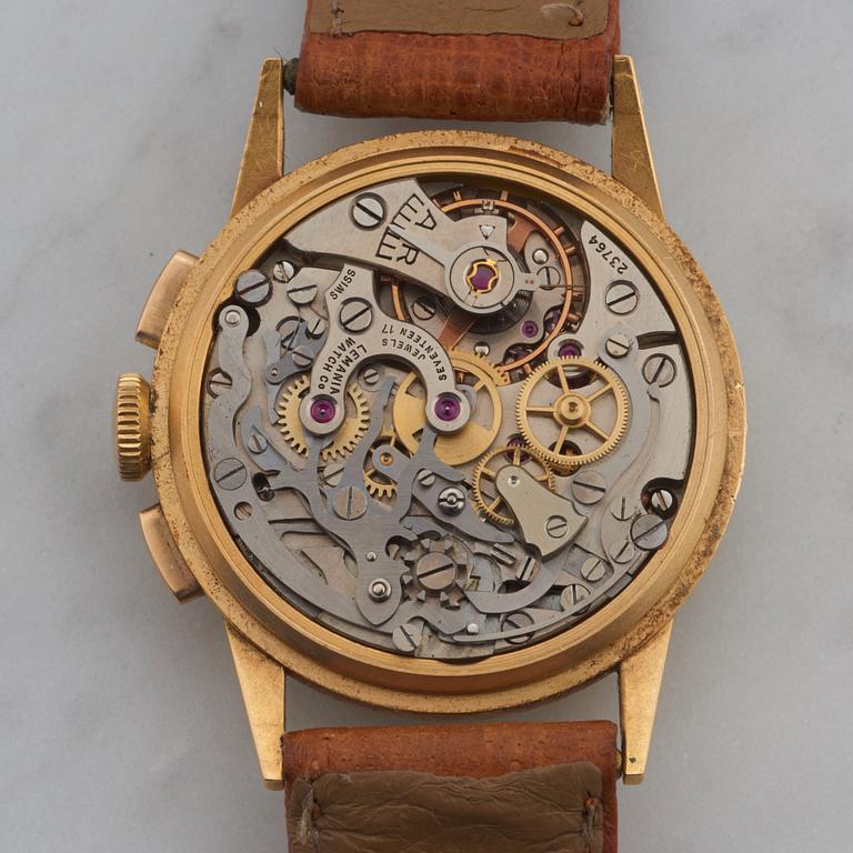 LEMANIA, "Base 1000", chronograph, wristwatch, 32,5 mm,
