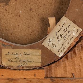 PATRICK WILLIAM ADAM, attributed to, oil on canvas, signed.