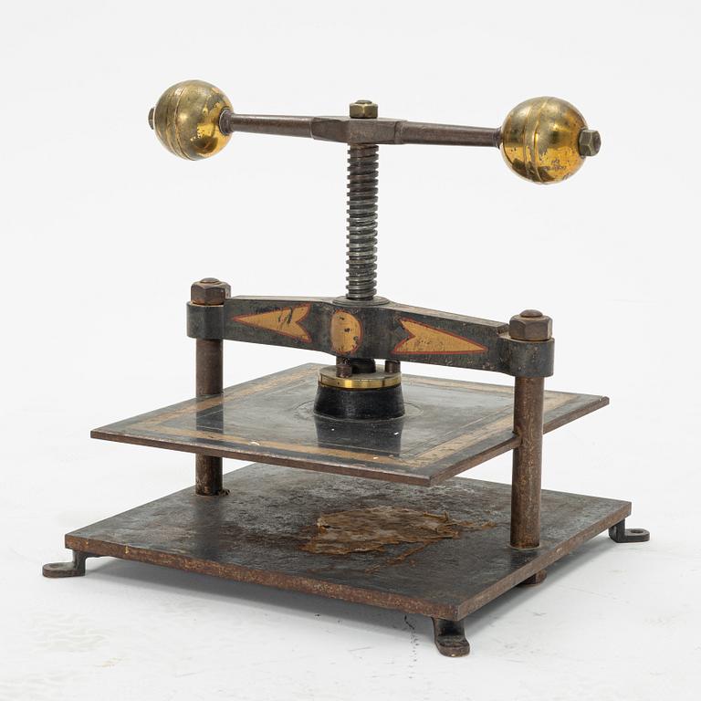 Book press, 19th century.