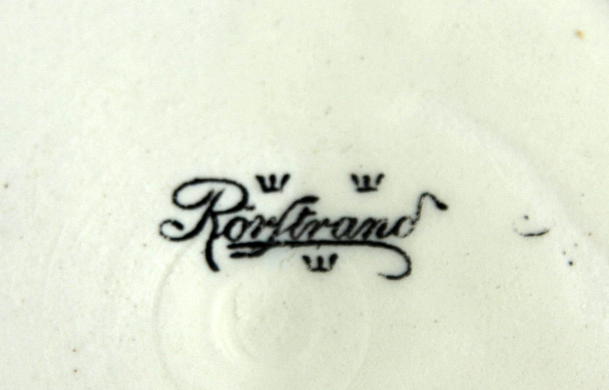 MUGGAR, 3 st, flintgods, "Daldansen", Rörstrand.