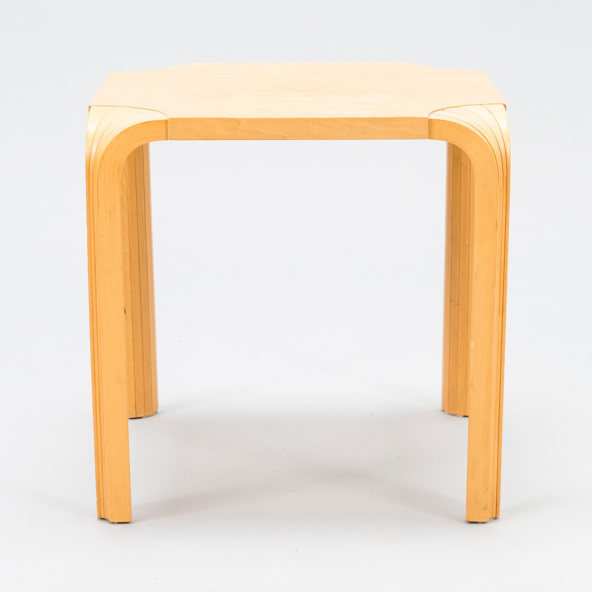 ALVAR AALTO, An 'X601' Stool for Artek, 2000s.