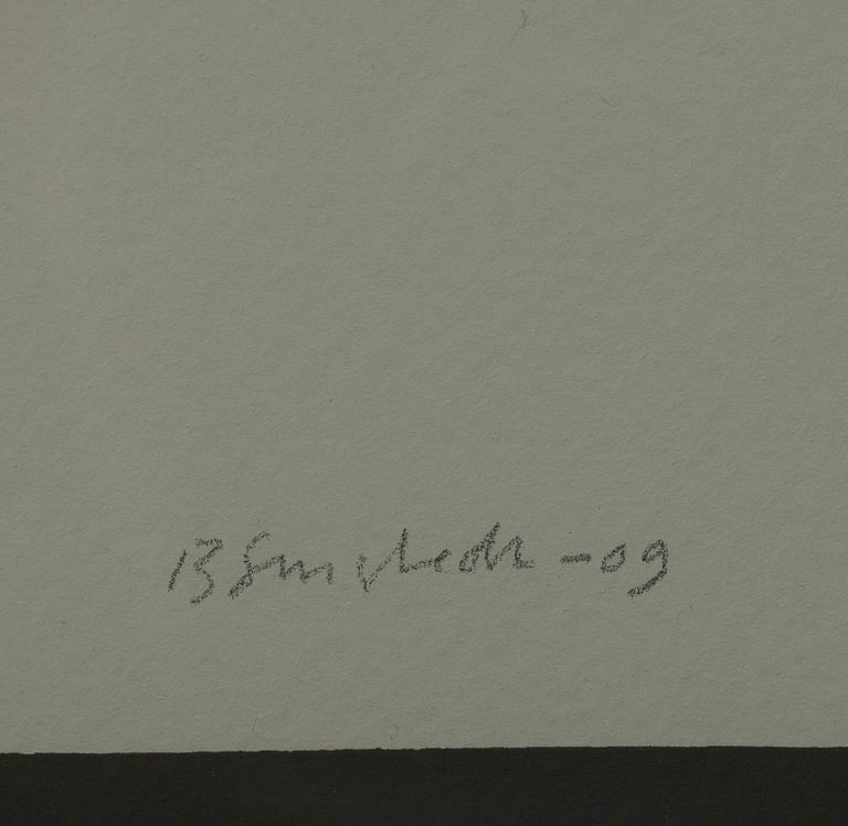 JUHANA BLOMSTEDT, serigrafi, numr. 6/100, sign. och dat -09.