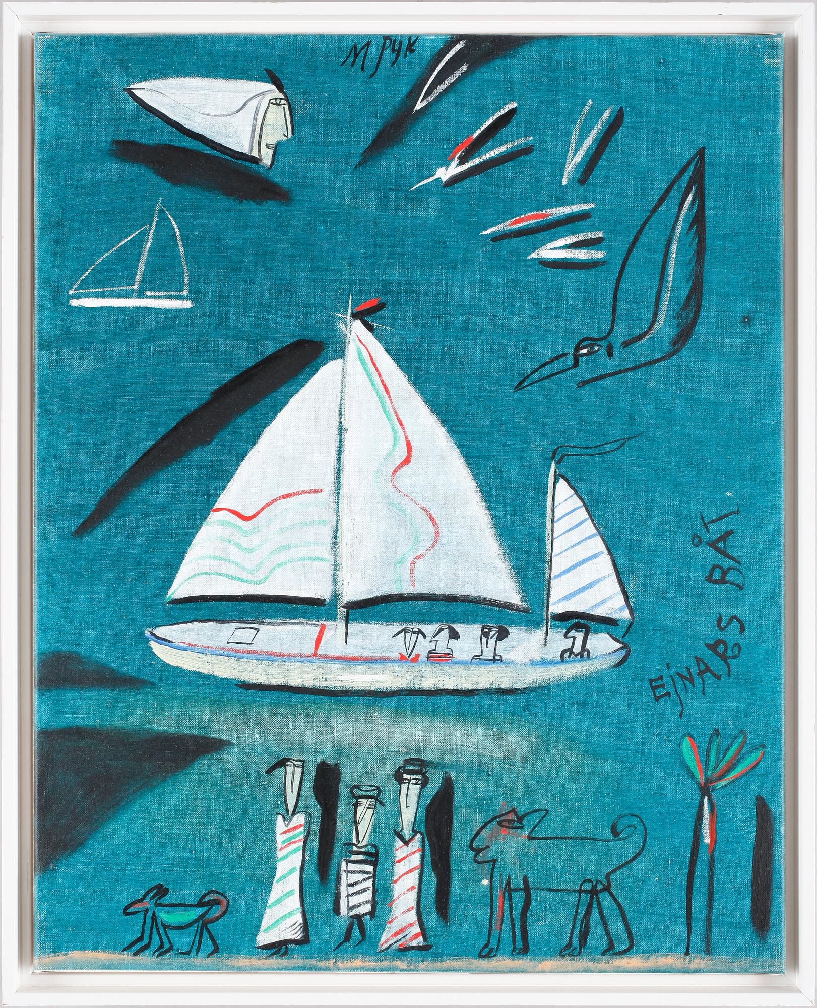 MADELEINE PYK, olja på duk, sign.