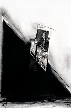 282. Vladimir (Vlada) Veličković, ON THE STAIRS.