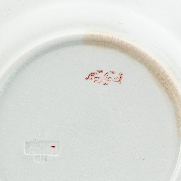A 7 pcs crayfish service designed by Alf Wallander, Rörstrand.