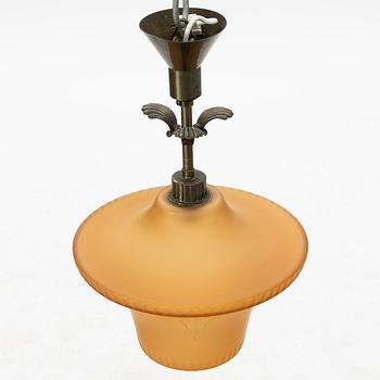 Harald Notini, ceiling lamp, model "6607", Arvid Böhlmarks Lampfabrik, 19230s.