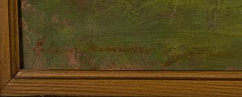 ELIN DANIELSON-GAMBOGI, oil on board, signed.