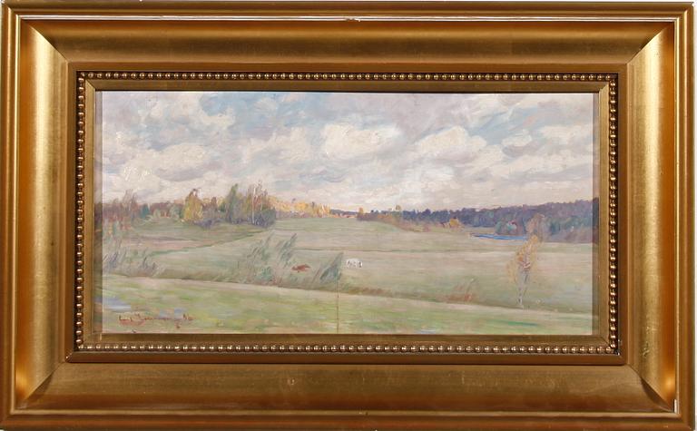 CARL JOHANSSON. Olja på pannå, sign.