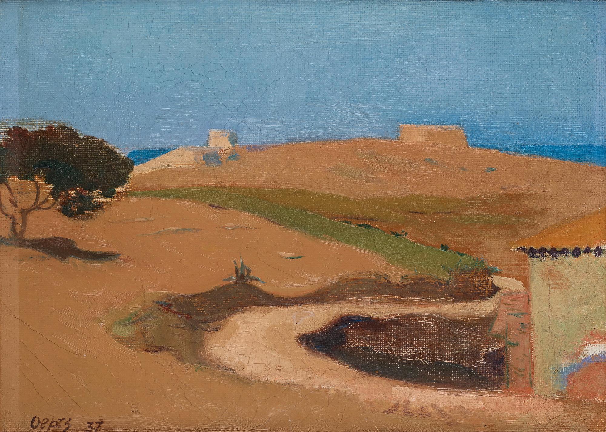 Willem Oepts, "Les Muriers" (Chemin de St-Anthone St Tropez - Var, France)/"Collioure Paysage Pyrinees-Orientales Frontiere Espagnole".