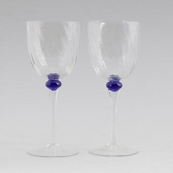 VINGLAS, 12 st, 1900-talets andra hälft.