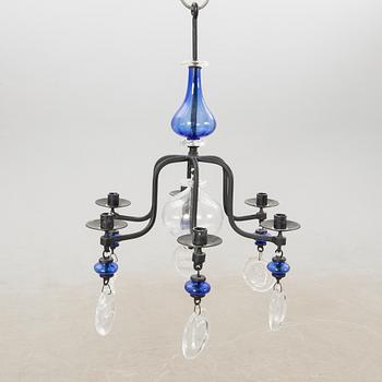 Erik Höglund, chandelier Boda Smide, later part of the 20th century.
