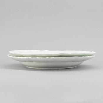 A pair of porcelain dishes, KPM, Berlin, late 18th century.
