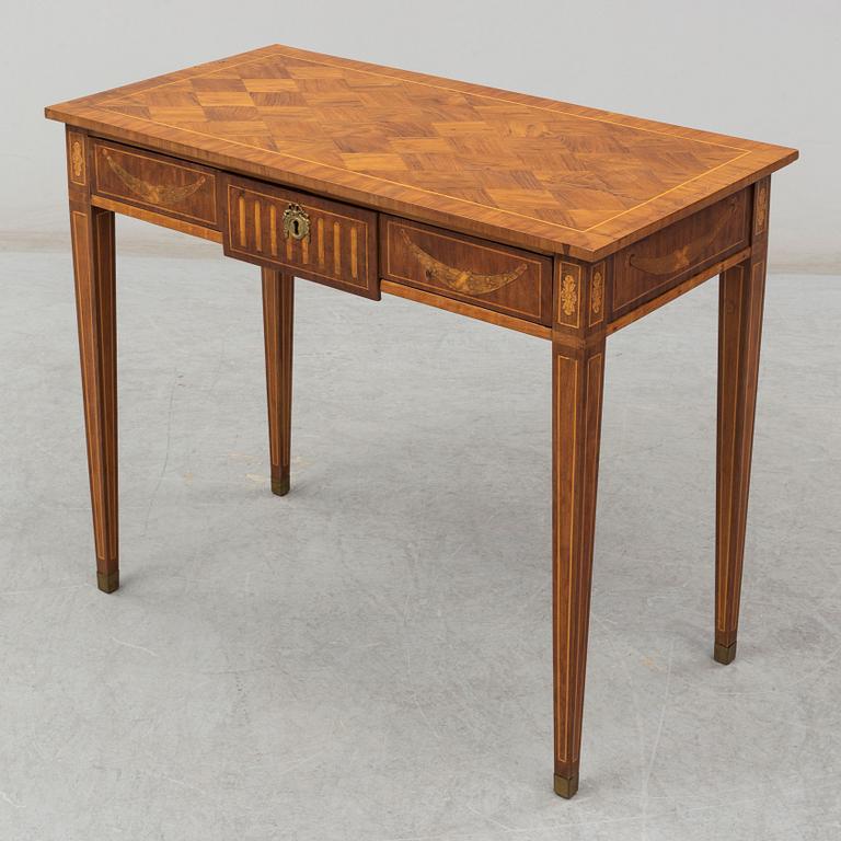 A Gustavian-style table, first half 20th century.