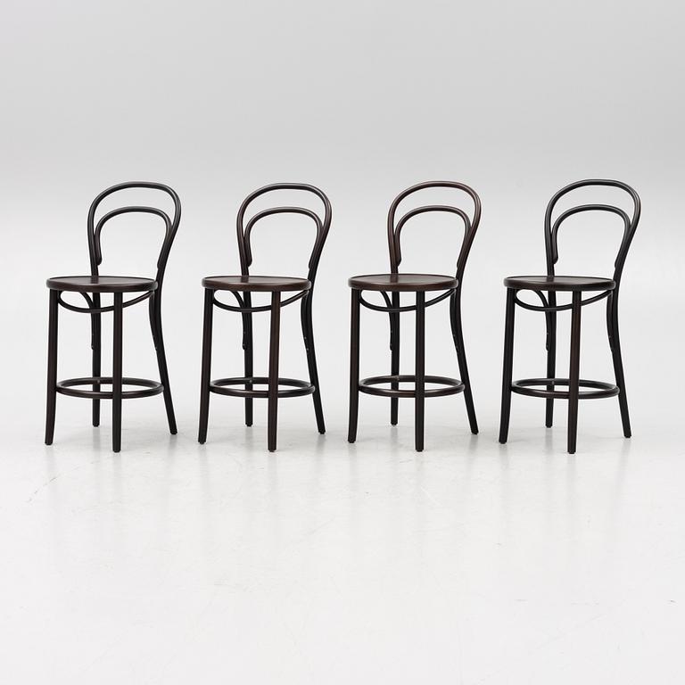 A set of four model '14' chairs, Ton.