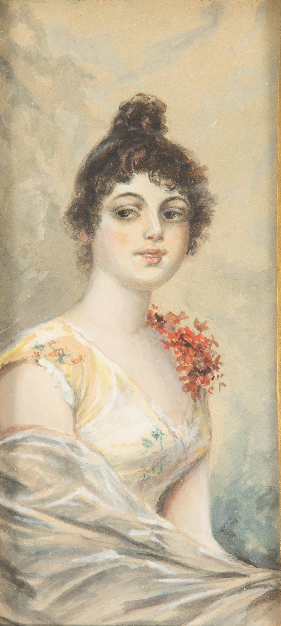 UNKNOWN ARTISTS, two watercolours from late 19th century.