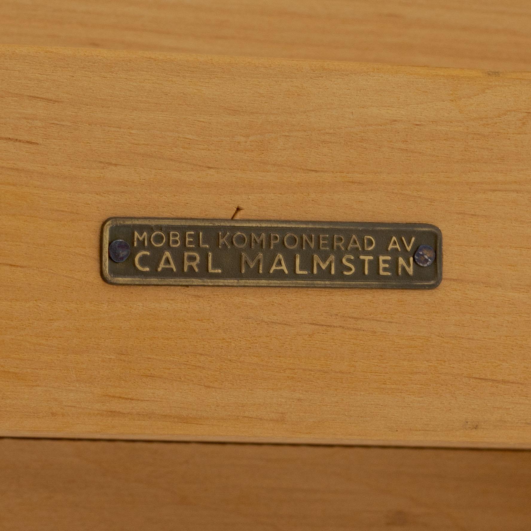 Carl Malmsten, dining table, "Calamare Nyckel", second half of the 20th century.