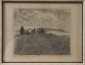 STIG BORGLIND, etsning, sign o dat -42.