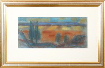 ELVINE OSTERMAN, pastell, signerad.