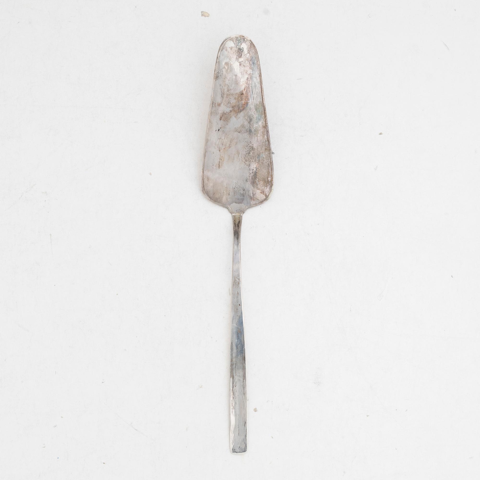 Inger Stenberg, tårtspade, sterlingsilver, Nässjö, 1985.