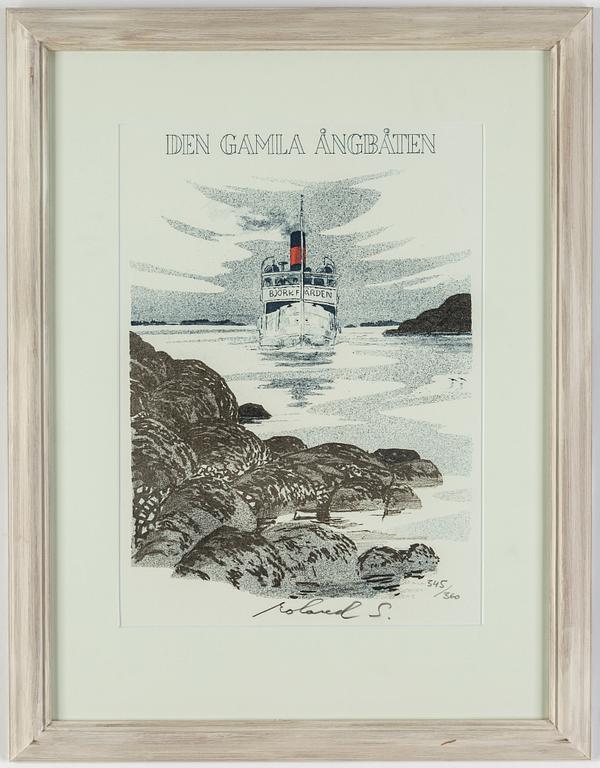 ROLAND SVENSSON, lithograph. Signed and numbered 345/360.