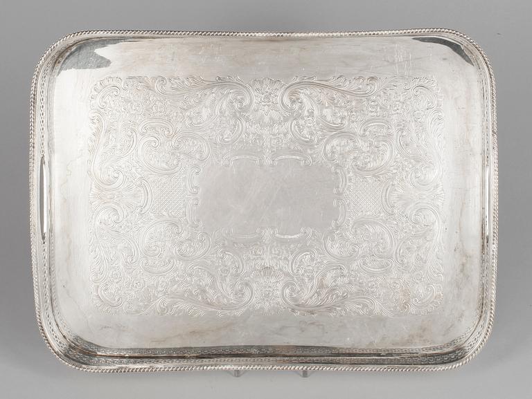 BRICKA, nysilver, England, 1900-tal.