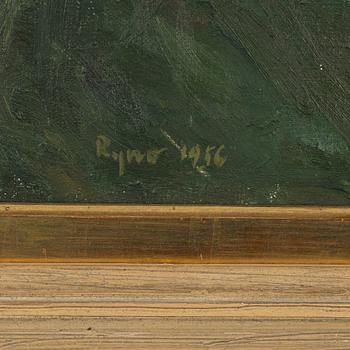 Ryno Frieberg, oil on canvas, signed and dated 1956.