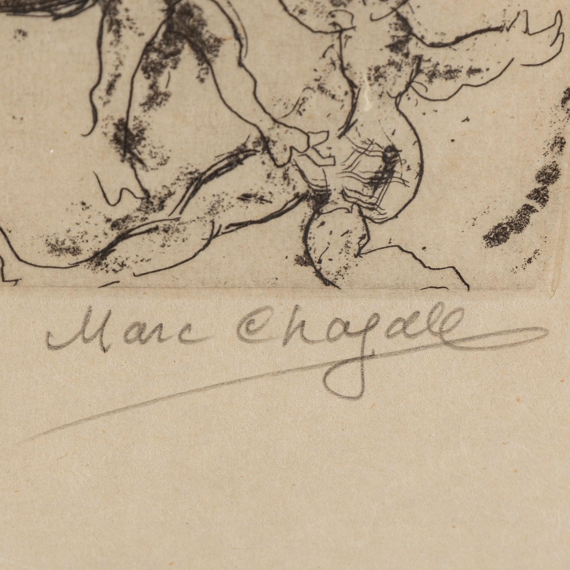 MARC CHAGALL, etsning, signerad o numrerad 25/35.