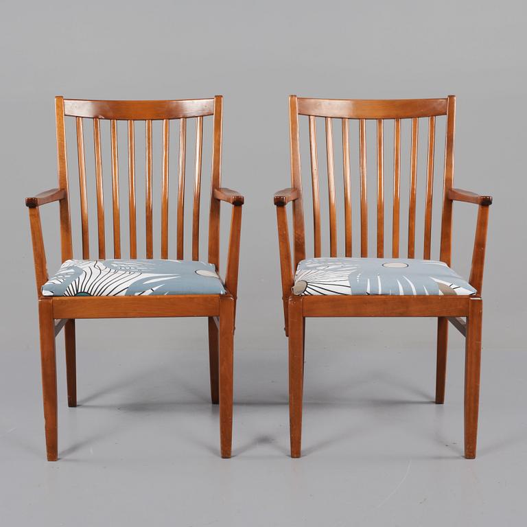 KARMSTOLAR, ett par, Lammhults möbler, 1960-tal.