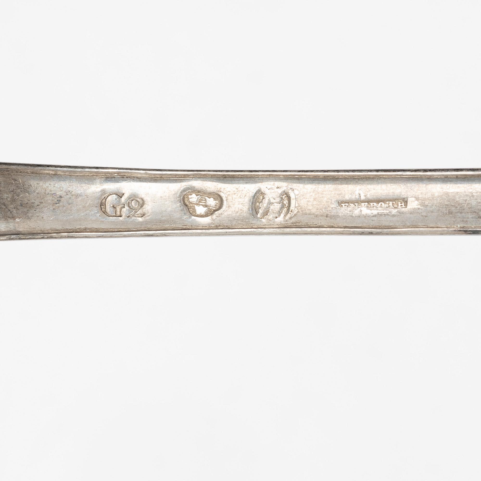 Petter Eneroth, soppslev, silver, Stockholm 1789.