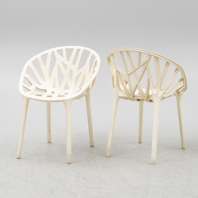 Ronan & Erwan Bouroullec, karmstolar, 4 st, "Vegetale Chair", Vitra.