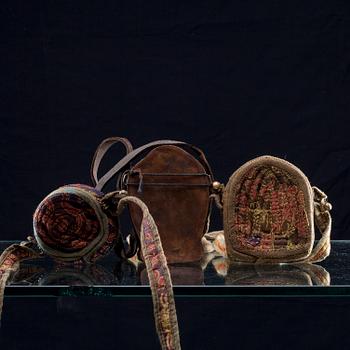RESEIKONER, 3 st, buddhistiska gau, Tibet/ Nepal 1900-talets mitt.