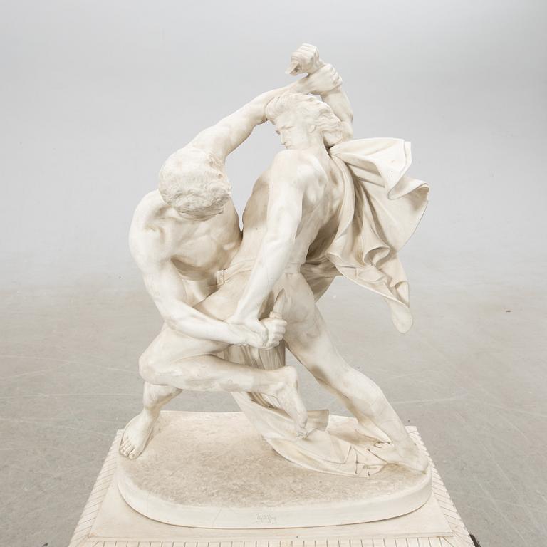 Johan Peter Molin, after, "Belt buckle" Gustavsberg parian around 1900.