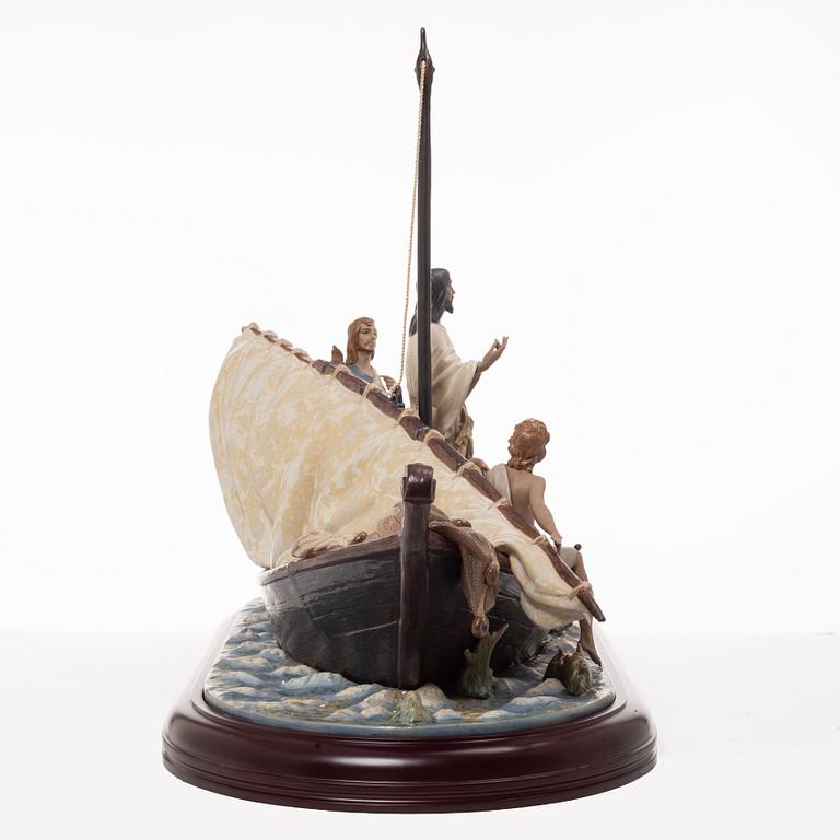 Salvador Furió, figurine, "Jesus in the Tiberiades", Lladró, Spain, 1984-2016.