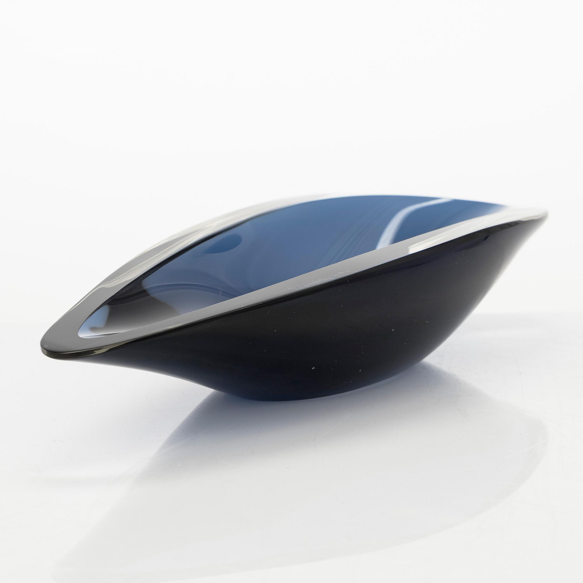 Kaj Franck, skål, "Videblad", signerad K. Franck Nuutajärvi Notsjö -61.