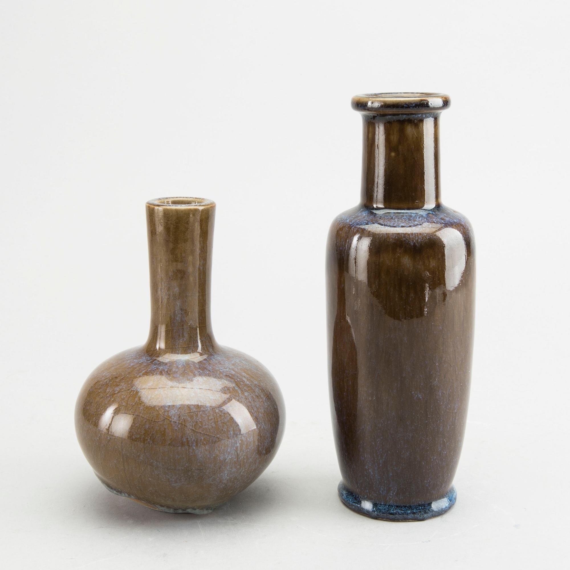 VASER 2 st Kina porslin 1900-talets mitt.