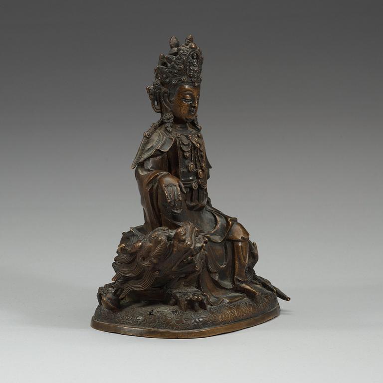 GUANYIN, brons. Sannolikt Qing dynastin.