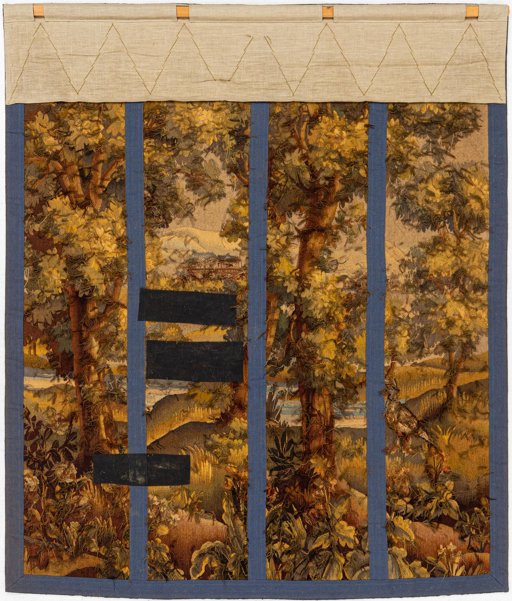 A tapestry, tapestry technique, second half of the 19th Century, c. 195 x 169 cm.