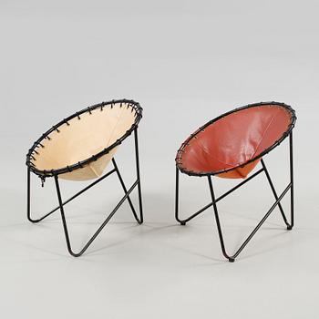 FÅTÖLJER, ett par, 1900-talets mitt.