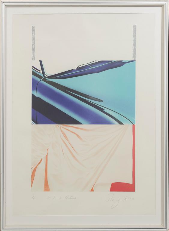 JAMES ROSENQUIST, a signed, dated and numbered colour lithograph with relief.