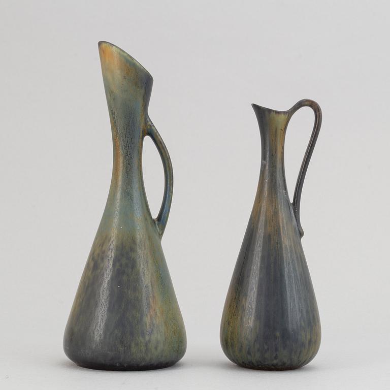 Gunnar Nylund, a set of six stoneware vases and a bowl for Rörstrand.