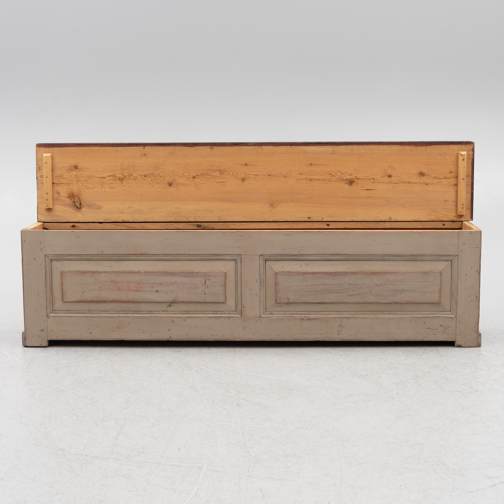 A bench, circa 1900.