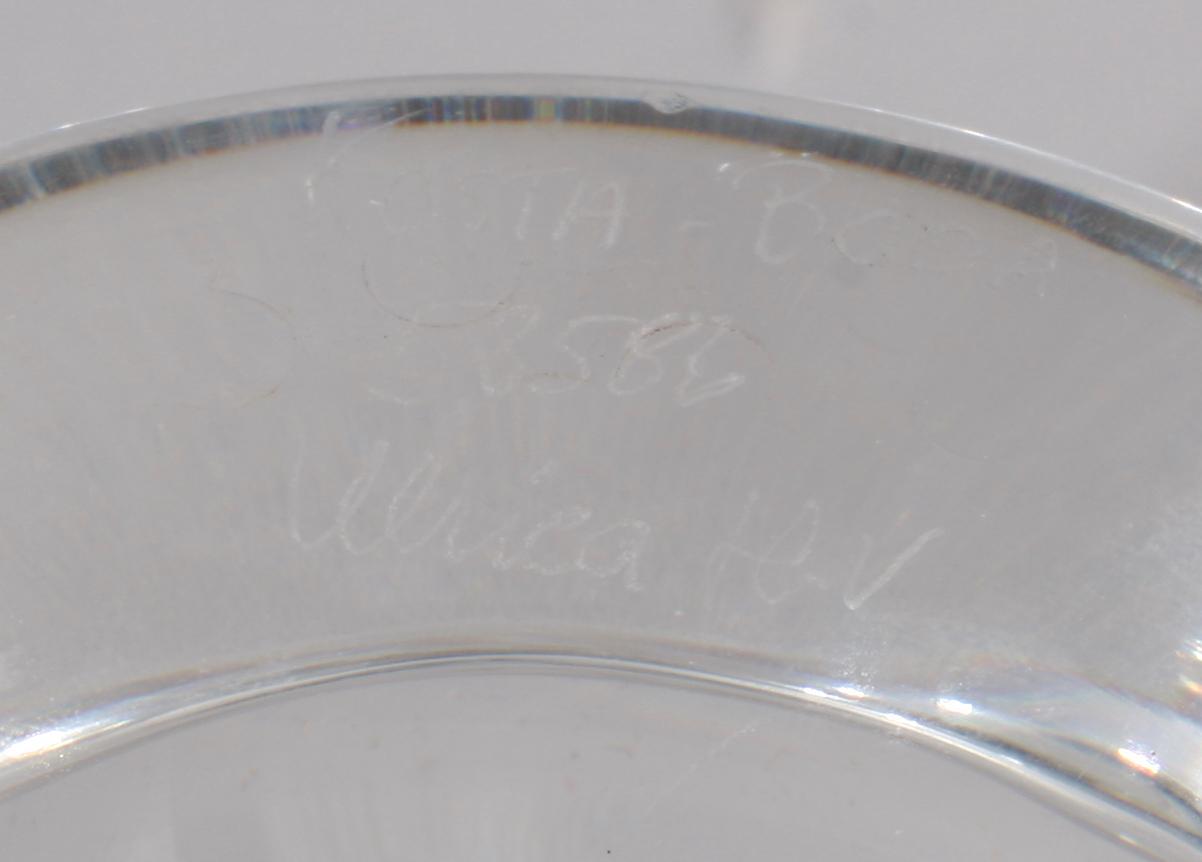 SKÅL, glas. Ulrica Hydman-Vallien, Kosta-Boda.