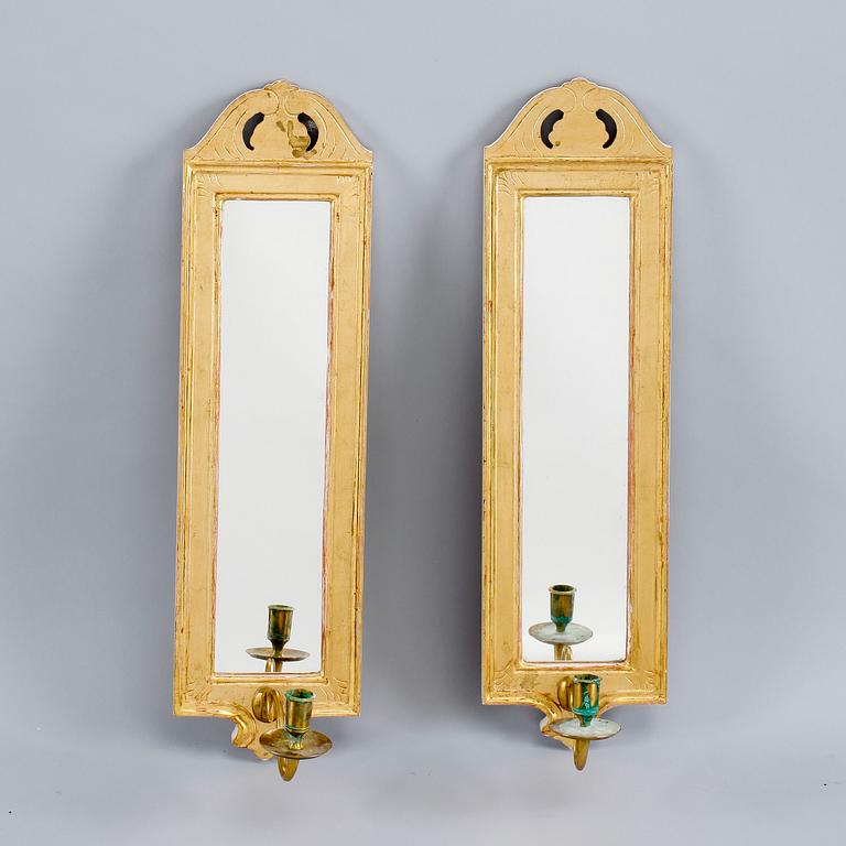 SPEGELLAMPETTER, ett par, "Regnaholm" ur IKEAs 1700-talsserie.