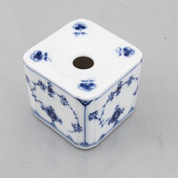 A 'Musselmalet' porcelain ink stand, Royal Copenhagen, Denmark 1889-1922.