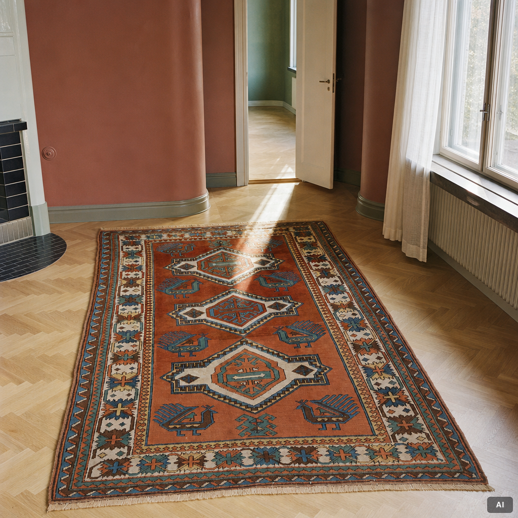 An Ardabil carpet, approx. 265 x 163 cm.