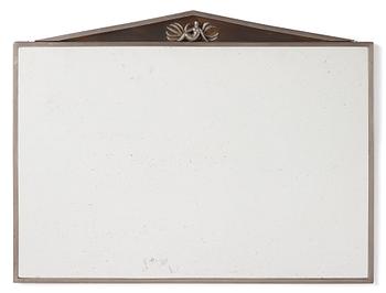 403. Nils Fougstedt, a Swedish Grace pewter framed wall mirror, model 137, Firma Svenskt Tenn, Stockholm 1927.